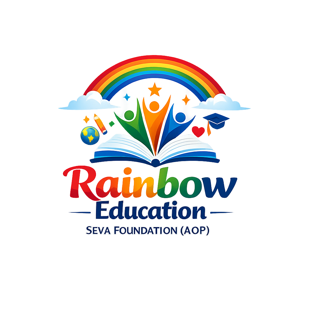 Rainbow Education Seva Foundation Logo